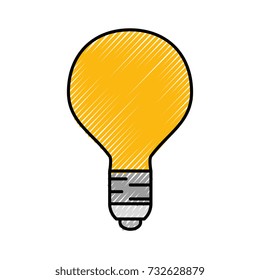bulb light isolated icon
