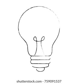 bulb light isolated icon