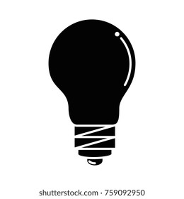 bulb light isolated icon