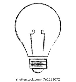 bulb light isolated icon