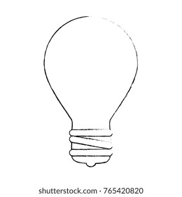 bulb light isolated icon