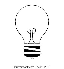 bulb light isolated icon