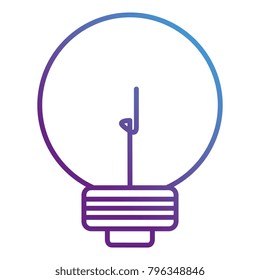 bulb light isolated icon