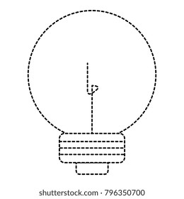 bulb light isolated icon
