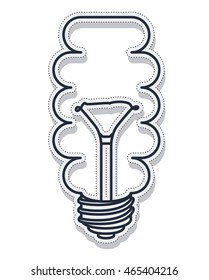 bulb light isolated icon vector illustration design