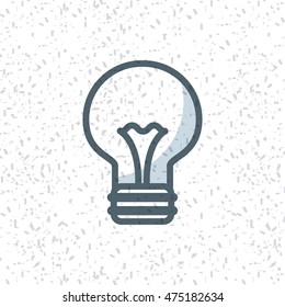 bulb light isolated icon vector illustration design
