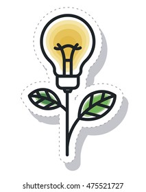 bulb light isolated icon vector illustration design