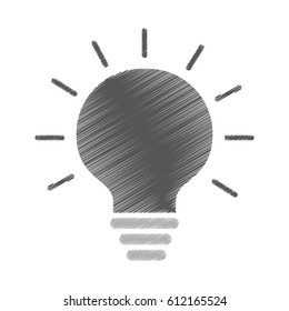 bulb light isolated icon vector illustration design