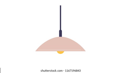 Bulb light isolated vector illustration