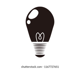 Bulb light isolated vector illustration