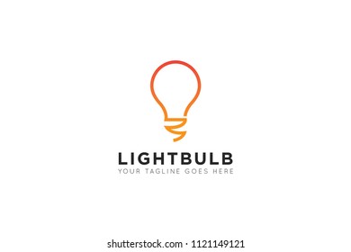 bulb, light, lamp logo, icon, symbol