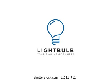 bulb, light, lamp logo, icon, symbol