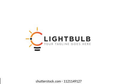 bulb, light, lamp logo, icon, symbol