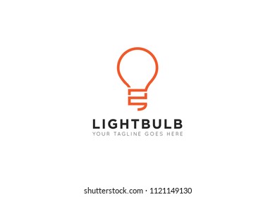 bulb, light, lamp logo, icon, symbol