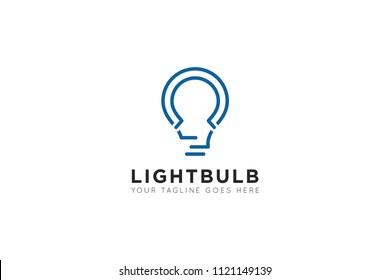 bulb, light, lamp logo, icon, symbol