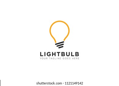 bulb, light, lamp logo, icon, symbol
