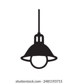 Bulb light lamp outline icon. Idea electric bright style design.