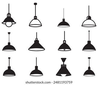 Bulb light lamp outline icon. Idea electric bright style design.