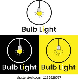 Bulb Light ( logo design ) ıllustrator