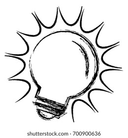 bulb light with rays