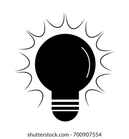 bulb light with rays