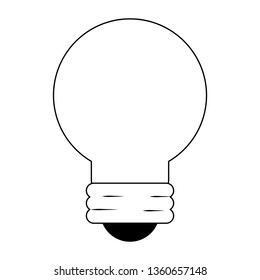 Bulb light saving symbol