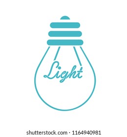 Bulb Light type logo icon vector