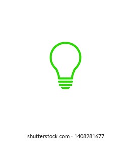 Bulb light vector icon. Lighting Electric lamp. Electricity, shine. Light Bulb icon vector, isolated on background. Bulb light icon - Idea sign, solution. Bulb light symbol Energy 