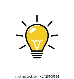 	
Bulb light vector icon. Lighting Electric lamp. Light Bulb icon vector, isolated on background. Idea sign, solution. Bulb light symbol Energy. Electricity, shine. Thinking icon vector. Thinking