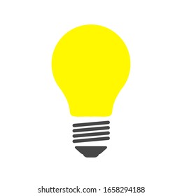 Bulb light vector icon. Lighting Electric lamp illustration symbol. Idea sign or logo.
bulb icon, idea icon, editable vector