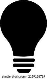 Bulb light vector icon. Lighting Electric lamp. Electricity, shine..eps
