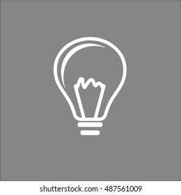 Bulb line icon