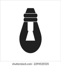 bulb line new vector icon