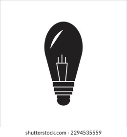 bulb line new vector icon