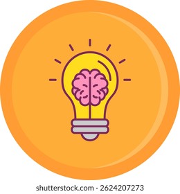 Bulb Line vector Icon Design
