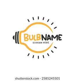 Bulb logo design concept vector. Bulb Logo Design Template. Creative Symbol. Icon