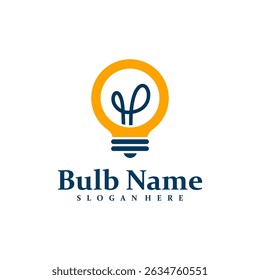 Bulb logo design concept vector. Bulb Logo Design Template. Creative Symbol. Icon