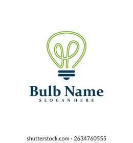Bulb logo design concept vector. Bulb Logo Design Template. Creative Symbol. Icon