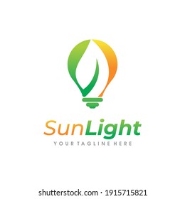 Bulb Logo Design. Eco Bulb Logo Design Vector
