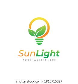 Bulb Logo Design. Eco Bulb Logo Design Vector