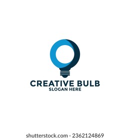 Bulb Logo Design Template, Creative Modern Bulb Logo Icon