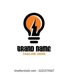 Bulb Logo Design Template Inspiration, Vector Illustration.