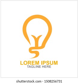 Bulb Logo Design Vector Illustration . Idea Design For Your Business