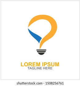 Bulb Logo Design Vector Illustration . Idea Design For Your Business
