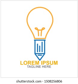 Bulb Logo Design Vector Illustration . Idea Design For Your Business