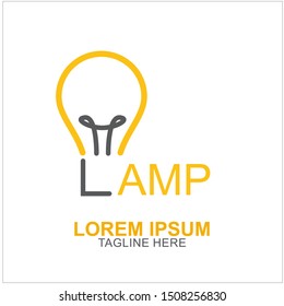 Bulb Logo Design Vector Illustration . Idea Design For Your Business
