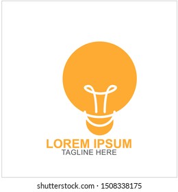 Bulb Logo Design Vector Illustration . Idea Design For Your Business