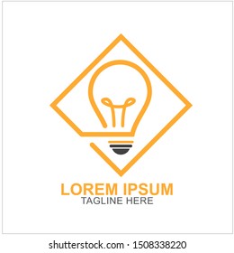 Bulb Logo Design Vector Illustration . Idea Design For Your Business