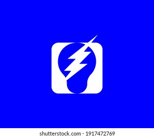 Bulb logo, Electrical Logo, Power logo