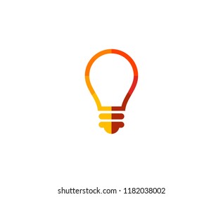 Bulb logo icon 